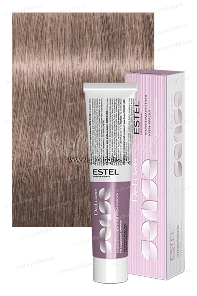 Estel Sense DeLuxe 9/76 Блондин коричнево-фиолетовый  Полуперманентная крем-краска 60 мл.