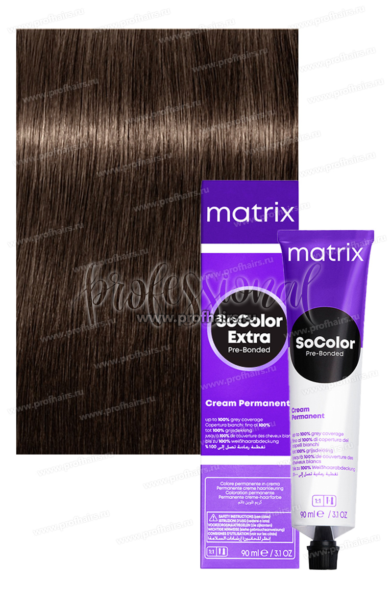 Matrix SoColor Pre-Bonded 506N/6.00 Темный блондин 90 мл.