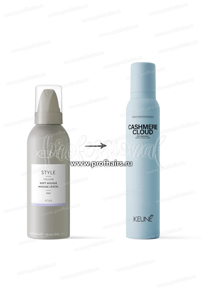 Keune Style Cashmere Cloud Мусс софт Кашемировое облако 200 мл.