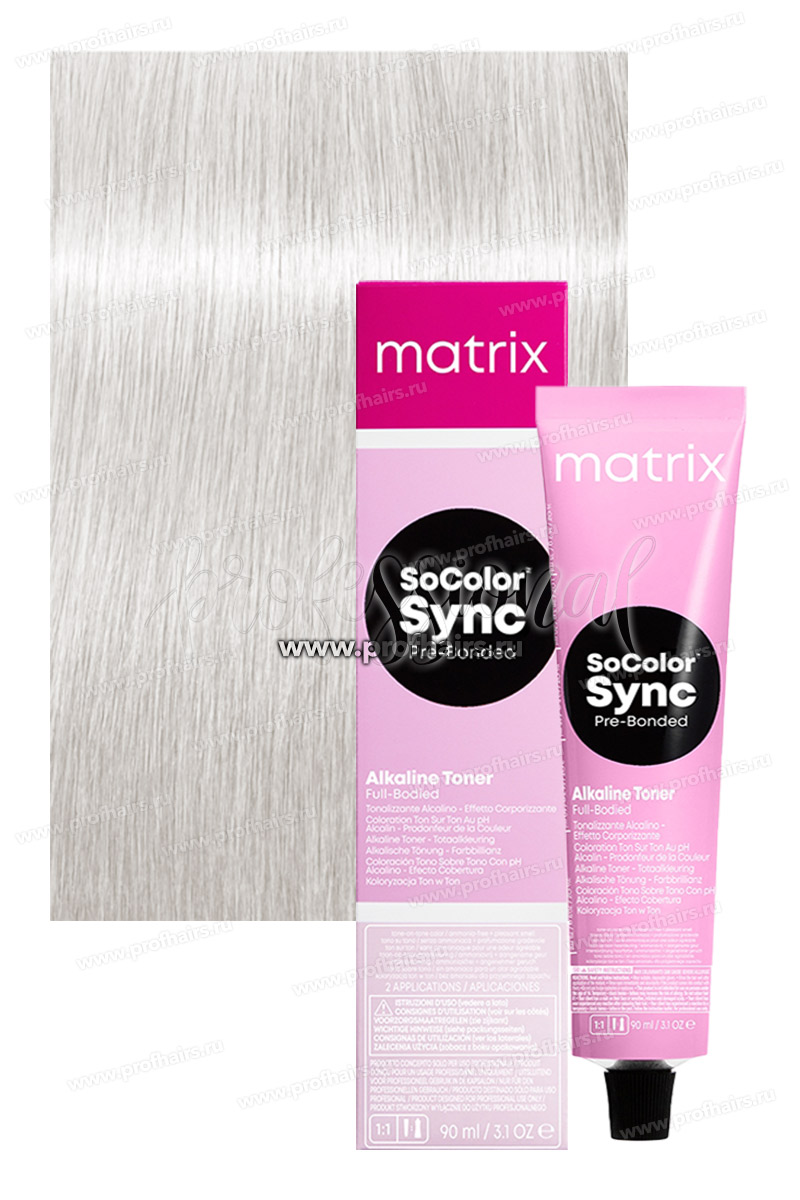 Matrix SoColor Sync Pre-Bonded SPA Пастельный пепельный 90 мл.