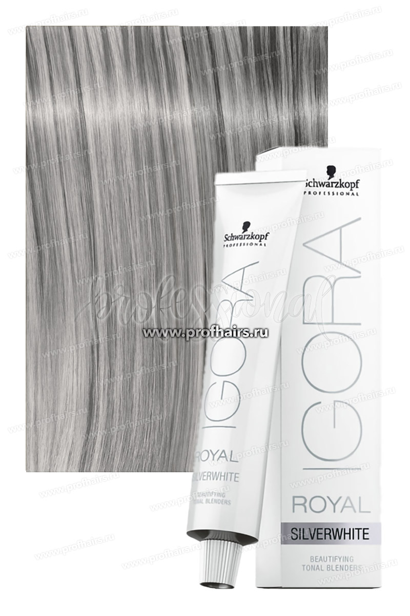 Schwarzkopf Igora Royal SilverWhite Slate Grey Тонирующий краситель для волос Антрацит