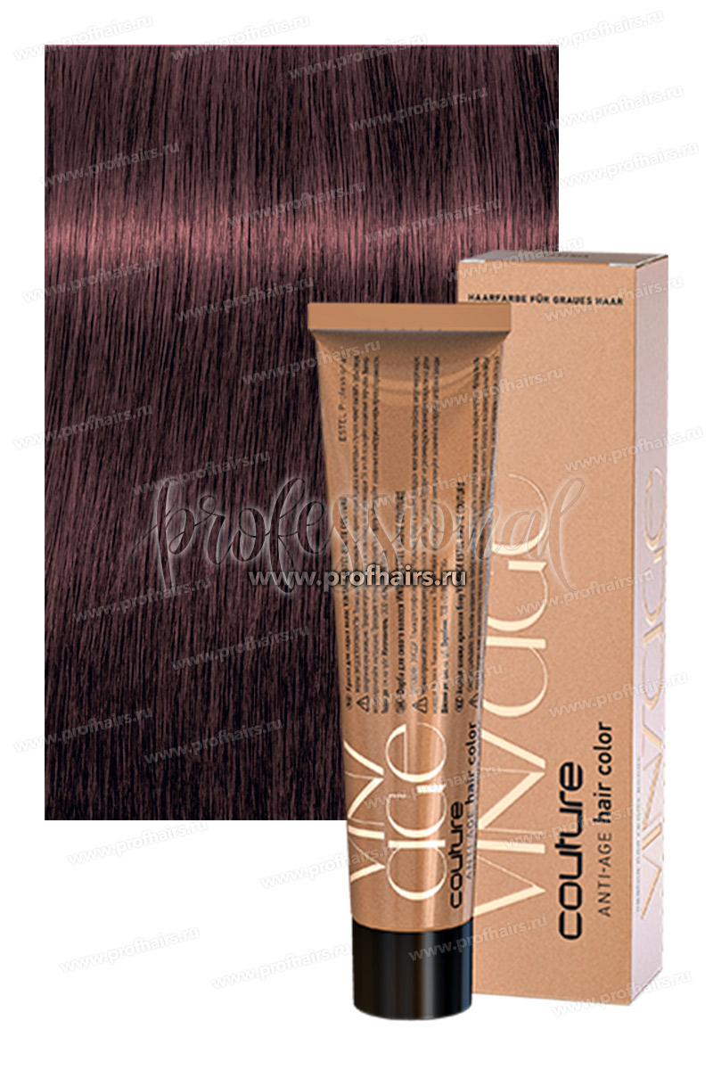 Estel Vintage Краска для седых волос 6/67 Темно-русый фиолетово-коричневый 60 мл.