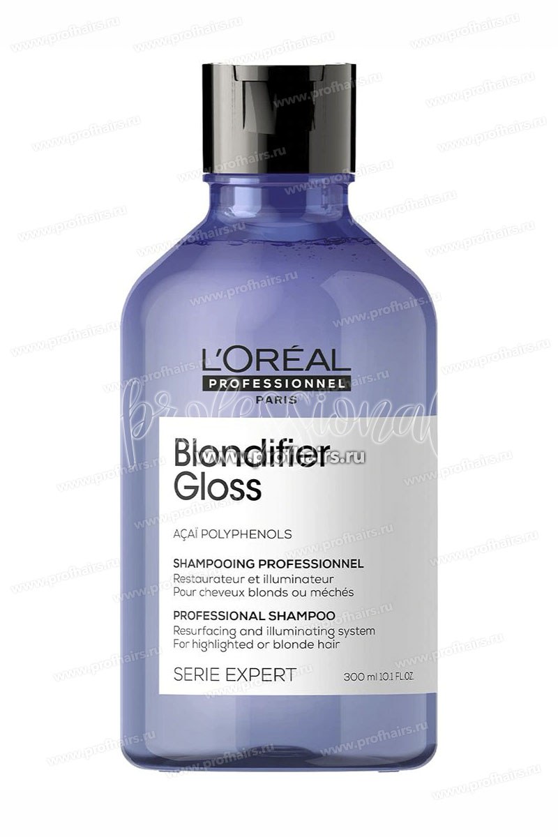 L'Oreal Blondifier Gloss Shampoo Шампунь-сияние для осветленных и мелированных волос 300 мл.
