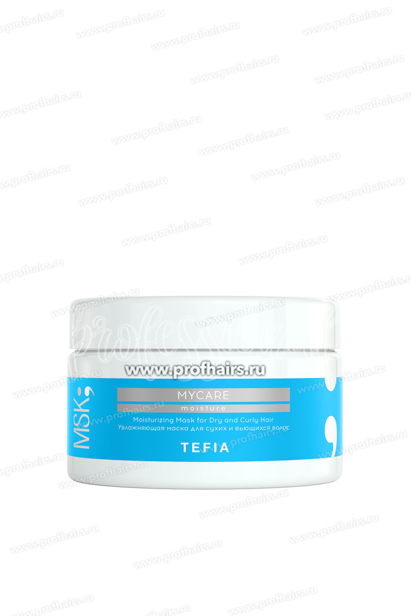 Tefia MyCare Moisture Маска увлажняющий для сухих и вьющихся волос 250 мл.