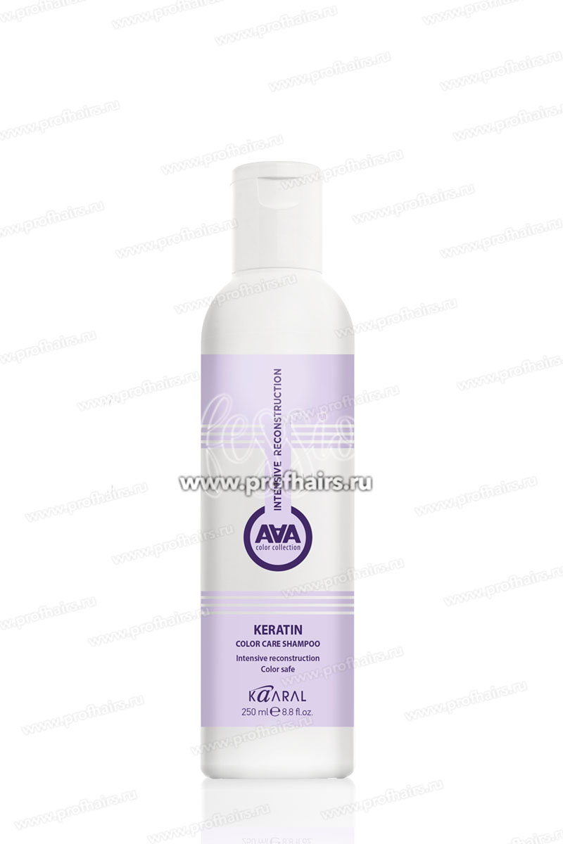 Kaaral AAA Кератиновый шампунь для восстановления окрашенных и химически обработанных волос 250 мл.