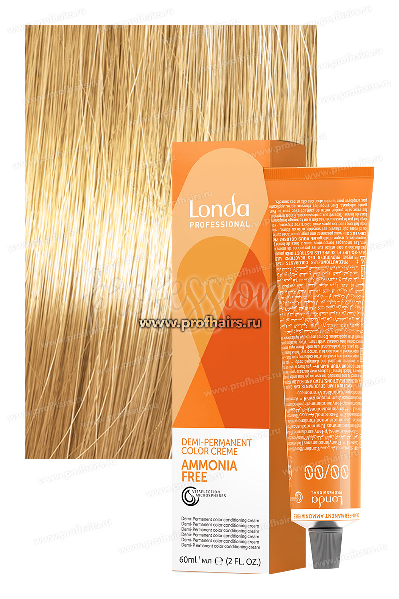 Londa Ammonia-Free 9/36 Очень светлый блонд золотисто-фиолетовый Интенсивное тонирование 60 мл.