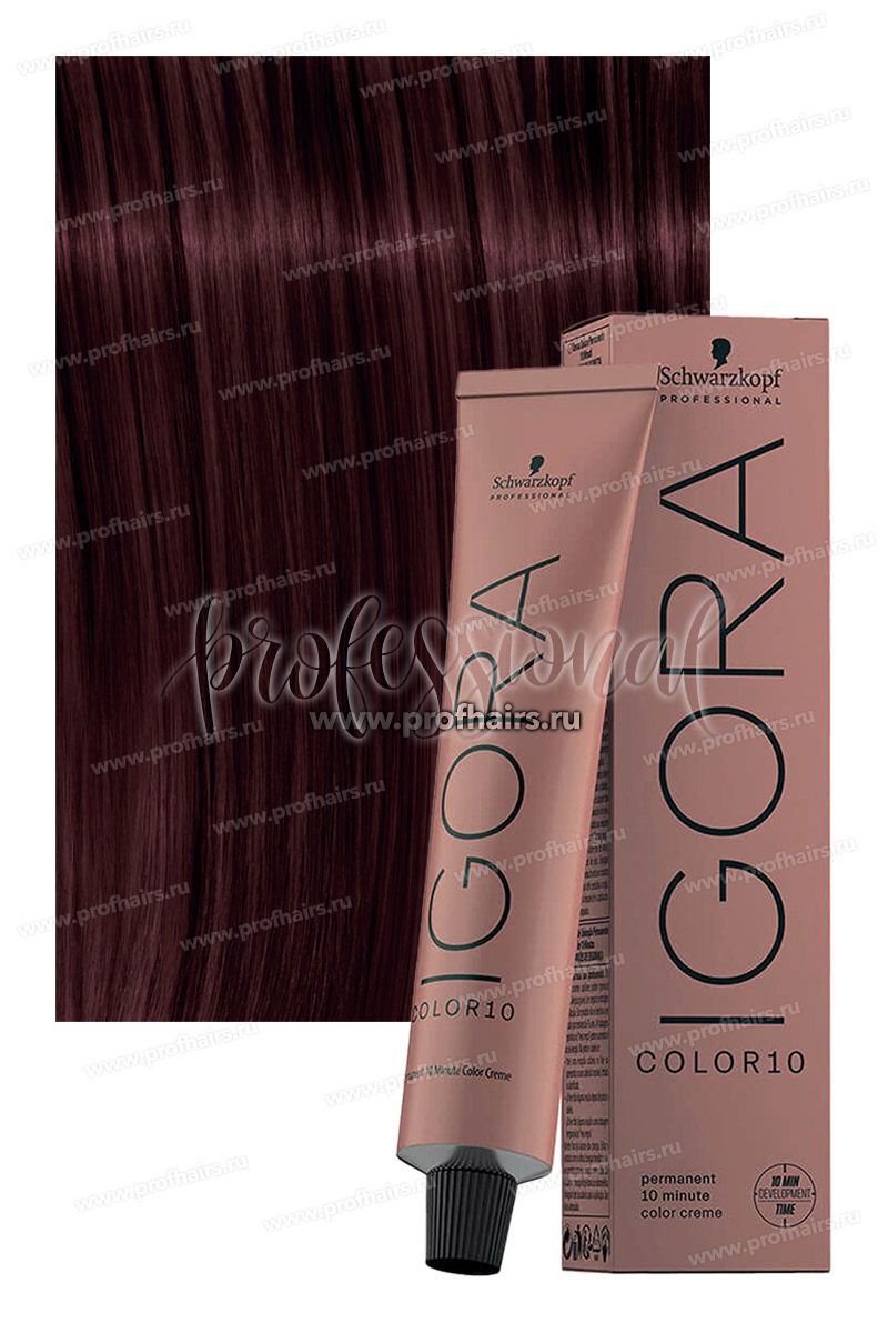 Schwarzkopf Igora Color10 4-88 Средне-коричневый красный экстра 60 мл.