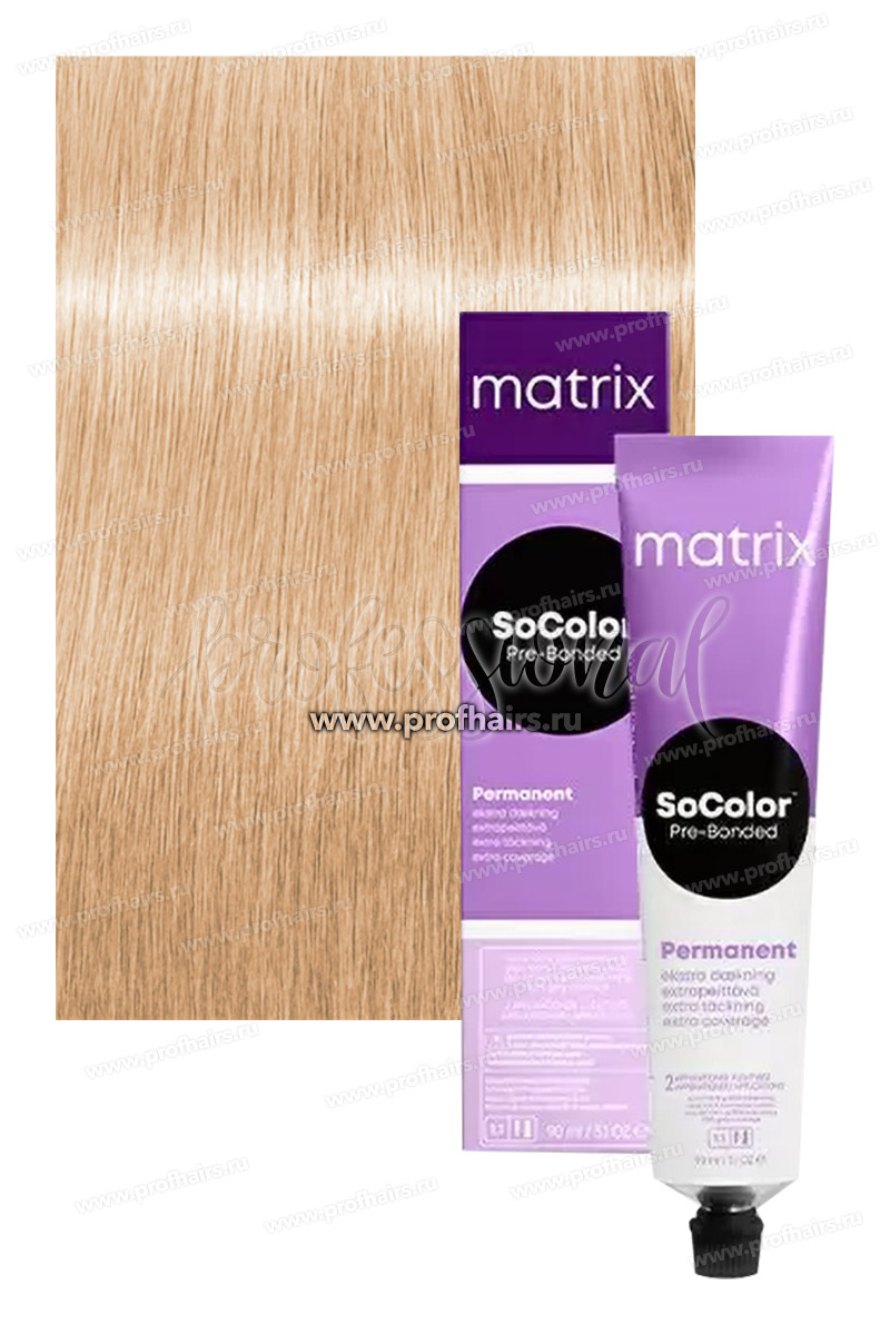 Matrix SoColor Pre-Bonded 510G Очень очень светлый блондин золотистый 90 мл.