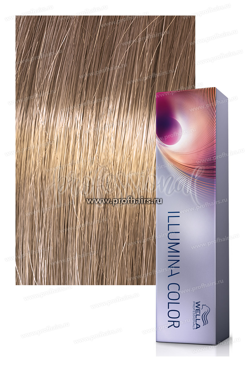 Wella Illumina Color 8/69 Светлый блонд фиолетовый сандрэ Стойкая краска для волос 60 мл.