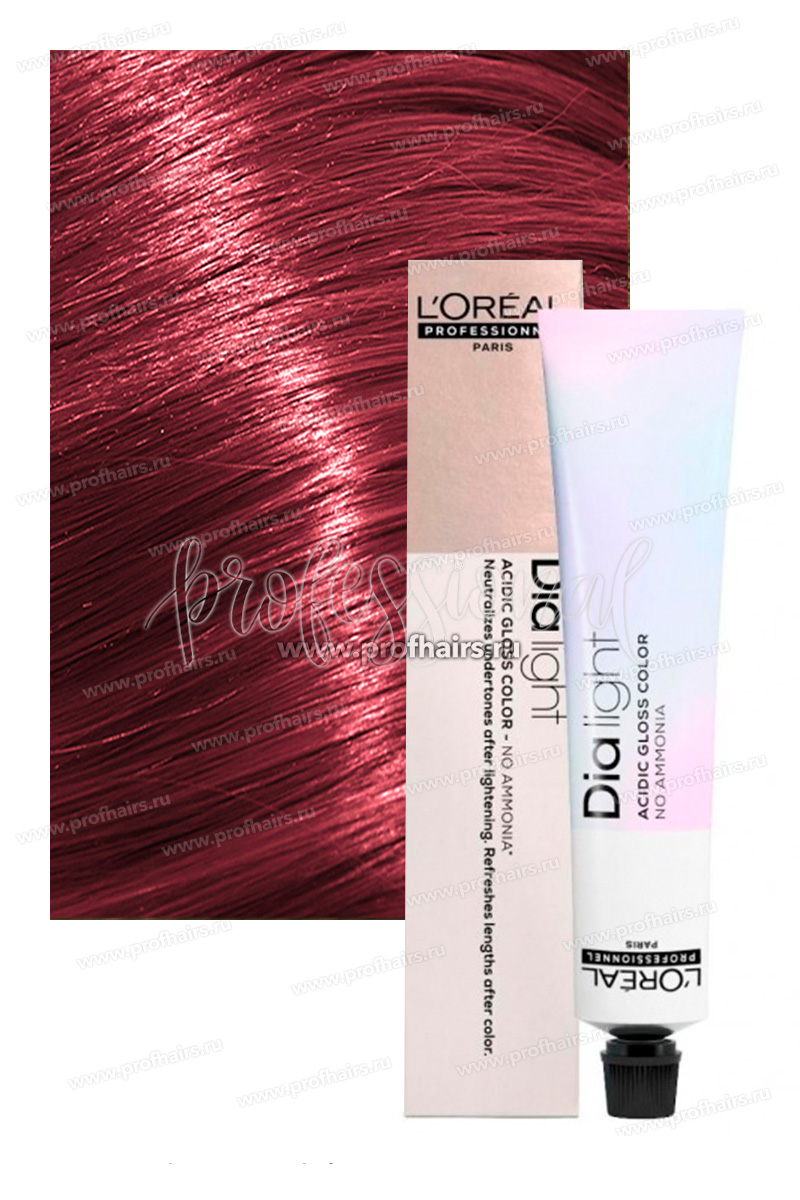 L'Oreal Dia Light 6.66 Темный блондин красный интенсивный 50 мл.