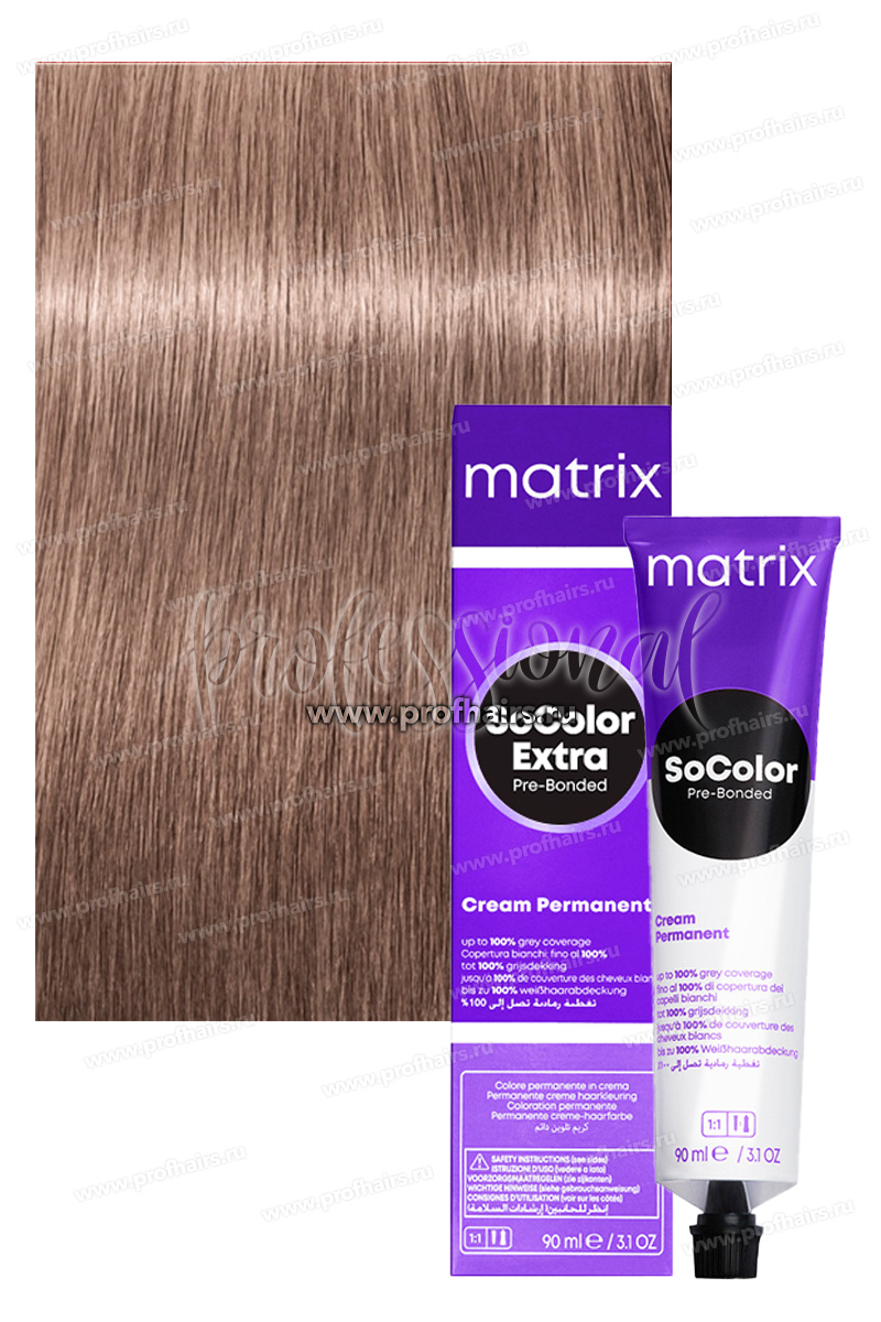 Matrix SoColor Pre-Bonded 508M/8.8 Светлый блондин мокка 90 мл.