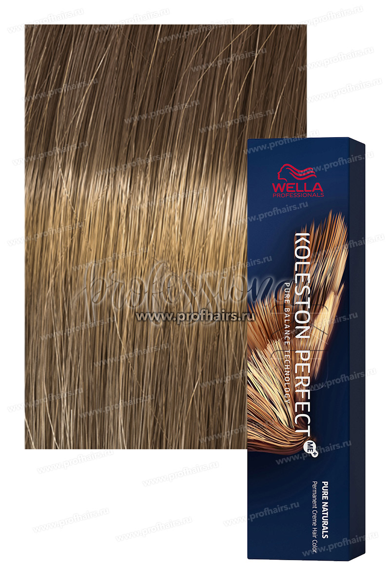 Wella Koleston Pure Natural 7/07 Блонд натуральный коричневый Олива 60 мл.