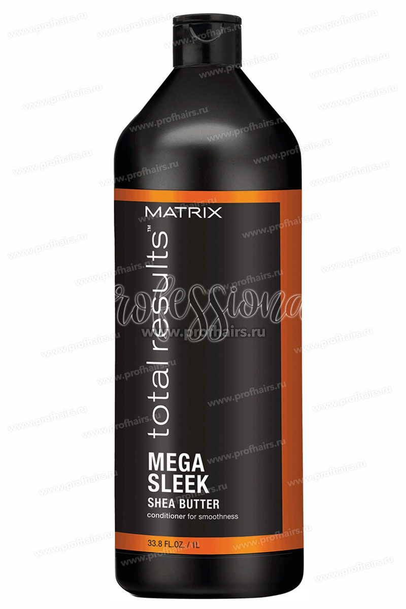 Matrix Total Results Mega Sleek Conditioner Кондиционер для гладкости непослушных волос с маслом ши 1000 мл.