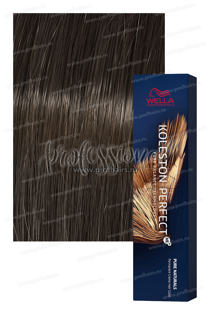 Wella Koleston Pure Natural 3/0 Темный коричневый натуральный 60 мл.