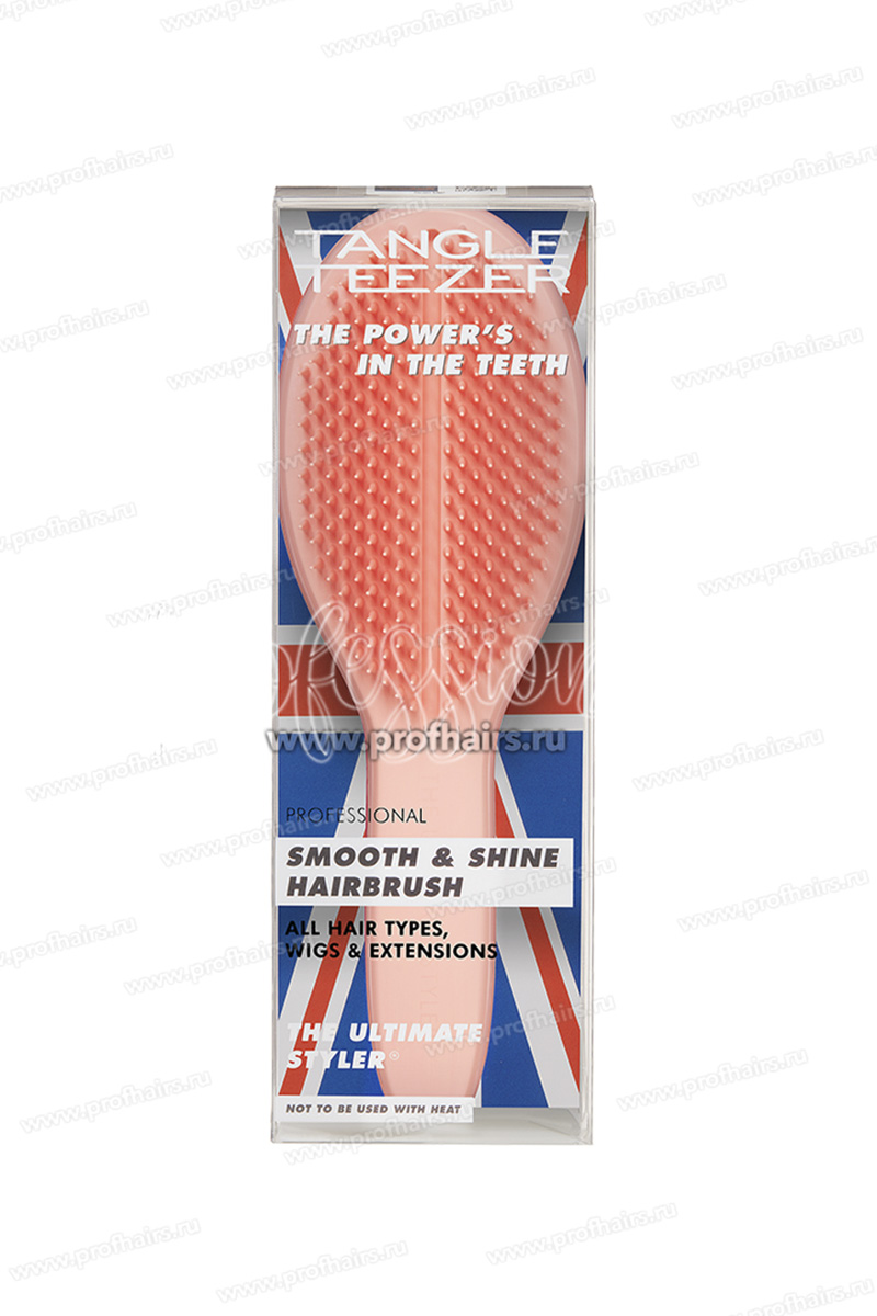 Tangle Teezer The Ultimate Styler Peach Glow Расческа персикового цвета для распутывания любого типа волос