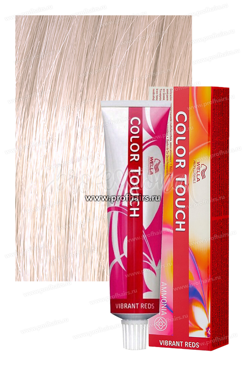 Wella Color Touch Vibrant Reds 10/6 Розовая карамель Оттеночная крем-краска 60 мл.