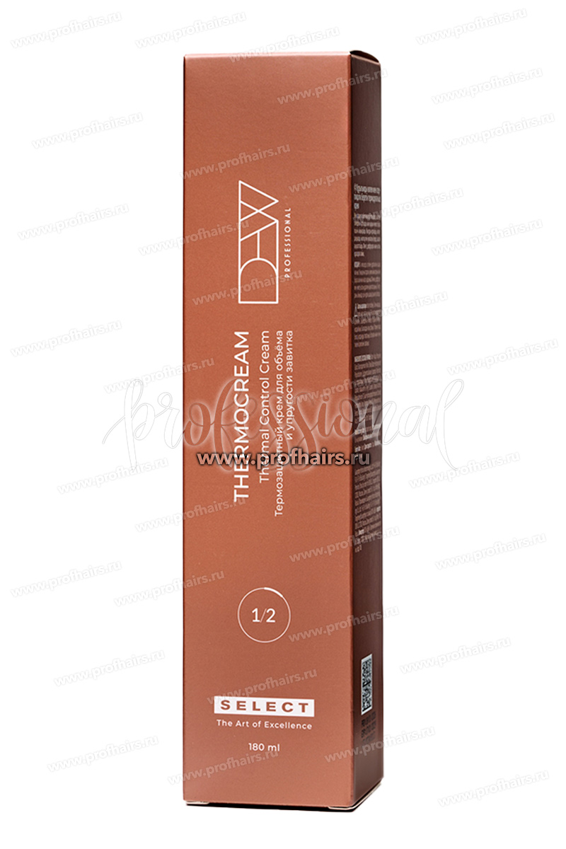 Dew Professional Select Thermocream Термозащитный крем для объема и упругости завитка 180 мл. в подарочной коробке
