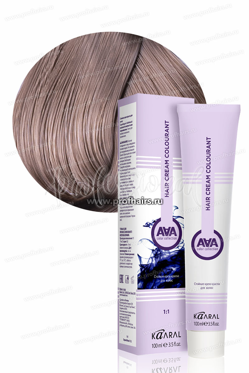 Kaaral AAA Стойкая краска для волос 8.9 Светлый блондин сандрэ 100 мл.