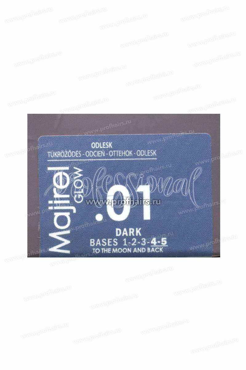 L'Oreal Majirel Glow Dark Base .01 Дымчато-пепельный 50 мл.