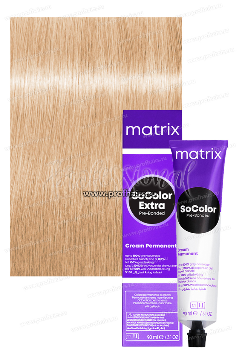 Matrix SoColor Pre-Bonded 510G/10.3 Очень очень светлый блондин золотистый 90 мл.