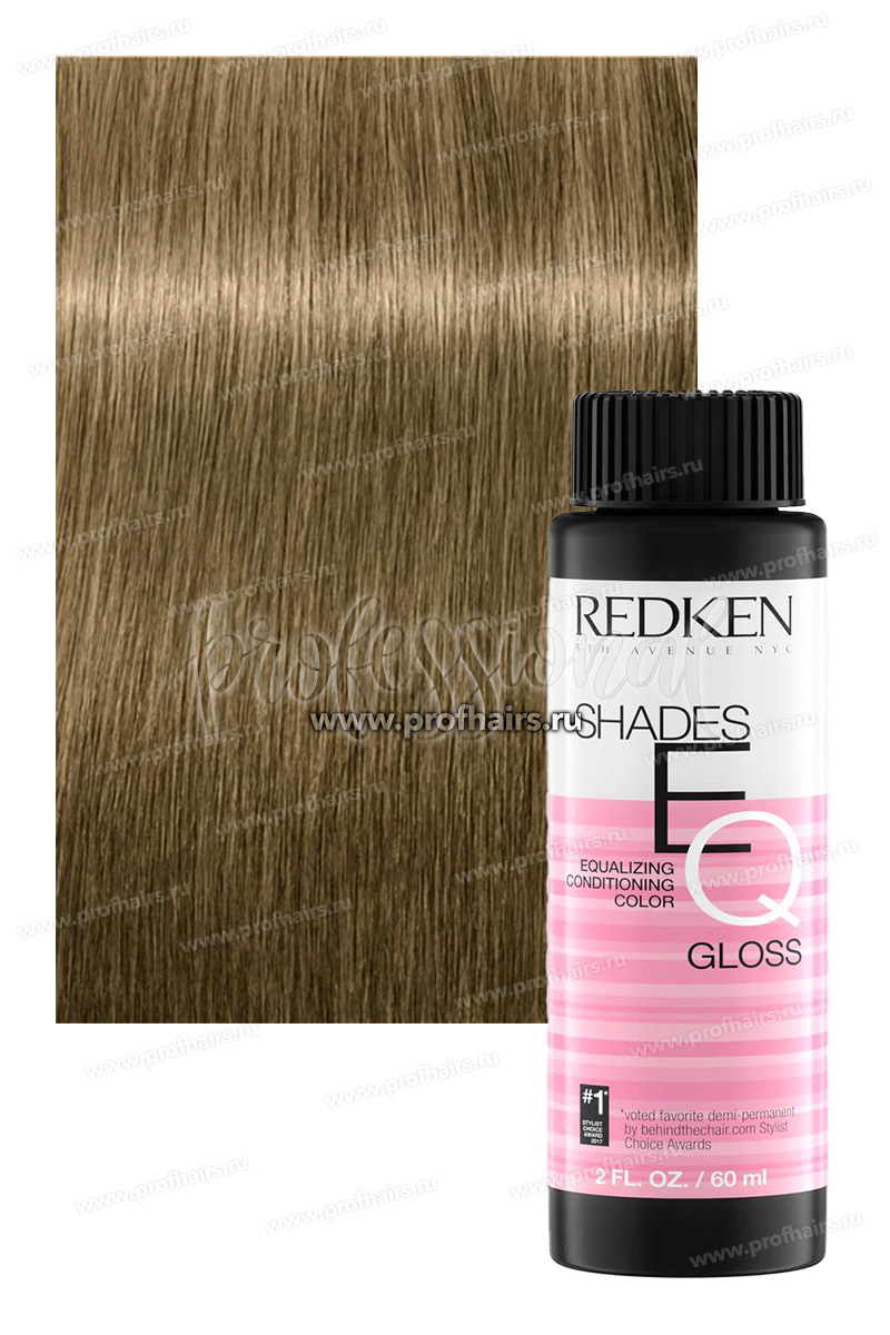 Redken Shades EQ Gloss 08GI ST.Barths Светлый блондин золотистый мерцающий 60 мл.