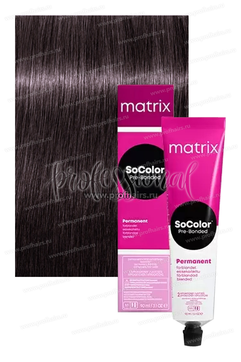 Matrix SoColor Pre-Bonded 6VA Темный блондин перламутрово-пепельный 90 мл.