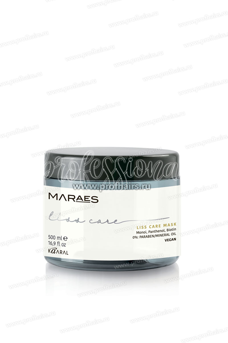 Kaaral Maraes Liss Care Разглаживающая маска для прямых и непослушных волос 500 мл.