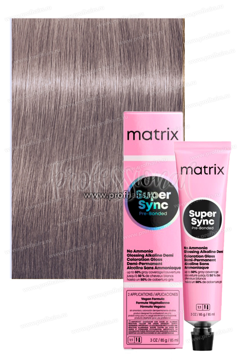 Matrix SoColor Sync Pre-Bonded 10P Очень-очень светлый блондин жемчужный 90 мл.