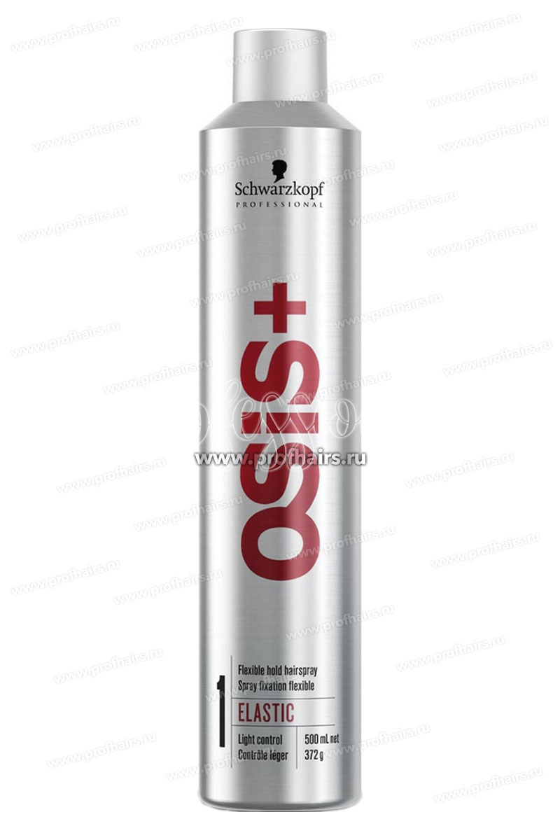 Schwarzkopf Osis+ Elastic Эластик Лак эластичной фиксации 500 мл.