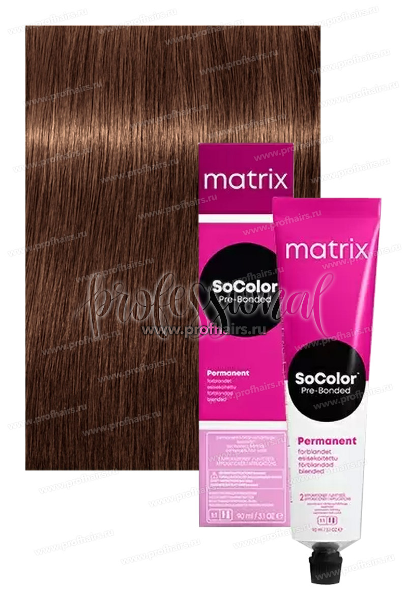 Matrix SoColor Pre-Bonded 7Mg Блондин мокка золотистый 90 мл.
