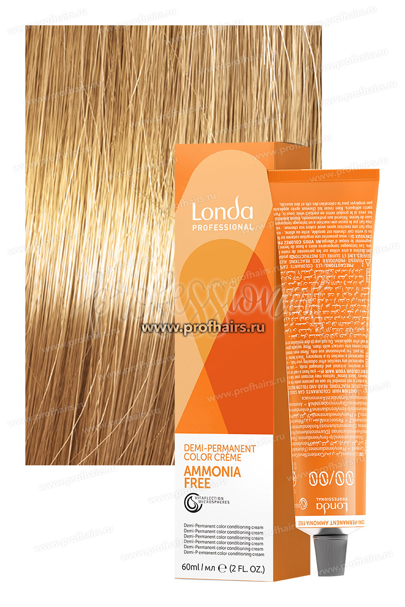 Londa Ammonia-Free 9/73 Очень светлый блонд коричнево-золотистый Интенсивное тонирование 60 мл.