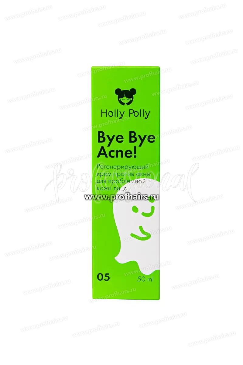Holly Polly Bye Bye Acne! Регенерирующий крем против акне для проблемной кожи лица 50 мл.