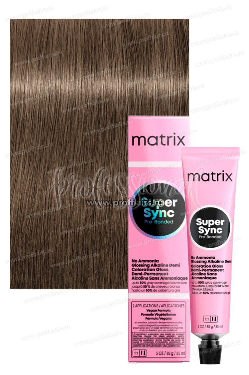 Matrix Super Sync Pre-Bonded 8A/8.1 Светлый блондин пепельный 90 мл.