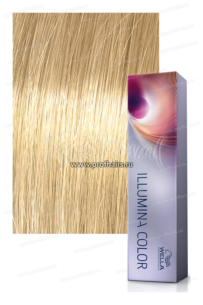 Wella Illumina Color 10/38 Яркий блонд золотисто-жемчужный Стойкая краска для волос 60 мл.