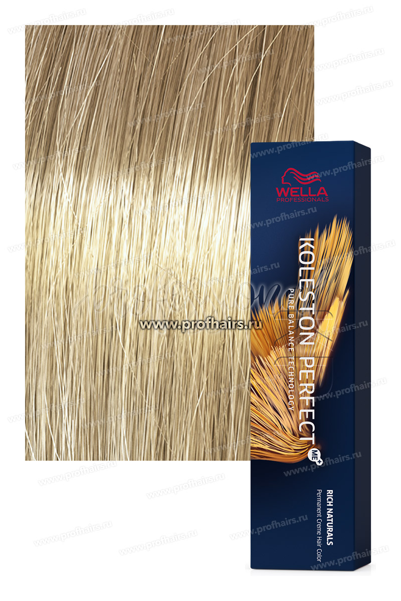 Wella Koleston Rich Natural 9/1 Очень светлый блонд пепельный Кремовое облако 60 мл.