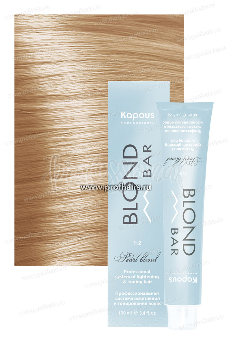 Kapous Blond Bar 1036 Золотистый розовый 100 мл.