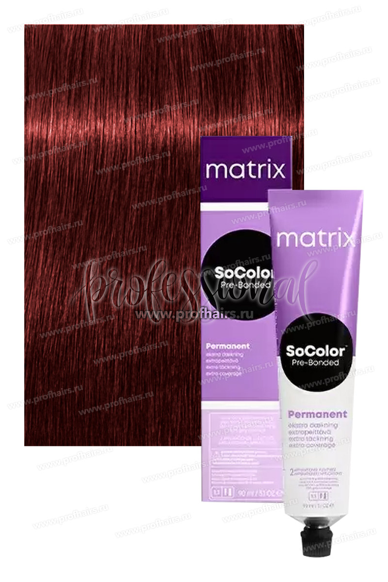 Matrix SoColor Pre-Bonded 506RB Темный блондин красно-коричневый 90 мл.