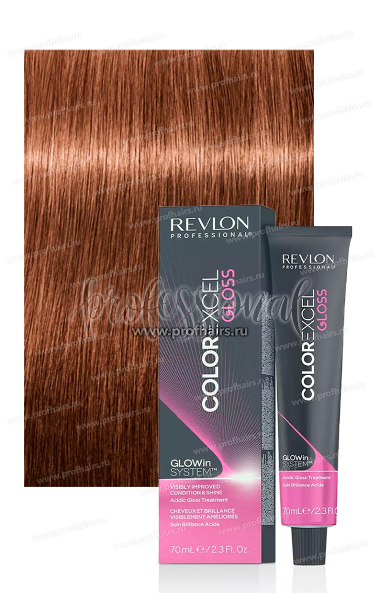 Revlon Color Excel Gloss 8.342 Кислотный краситель Бронзит 70 мл.