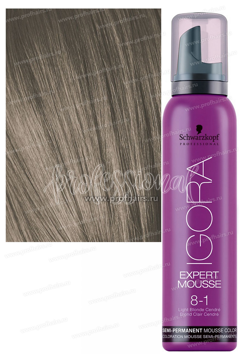 Schwarzkopf Igora Expert Mousse Тонирующий мусс 8-1  100 мл.