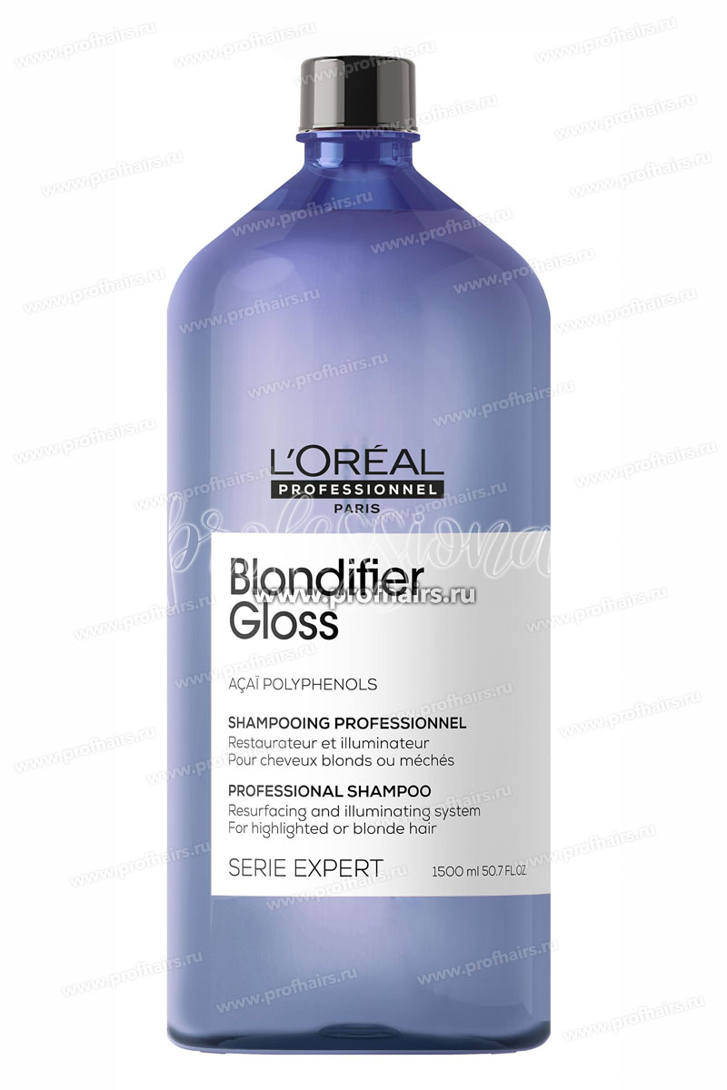 L'Oreal Blondifier Gloss Shampoo Шампунь-сияние для осветленных и мелированных волос 1500 мл.