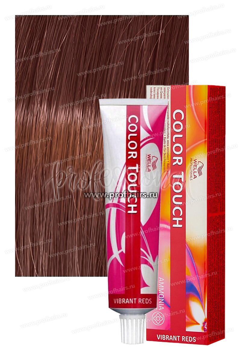 Wella Color Touch Vibrant Reds 6/4 Огненный мак Оттеночная крем-краска 60 мл.