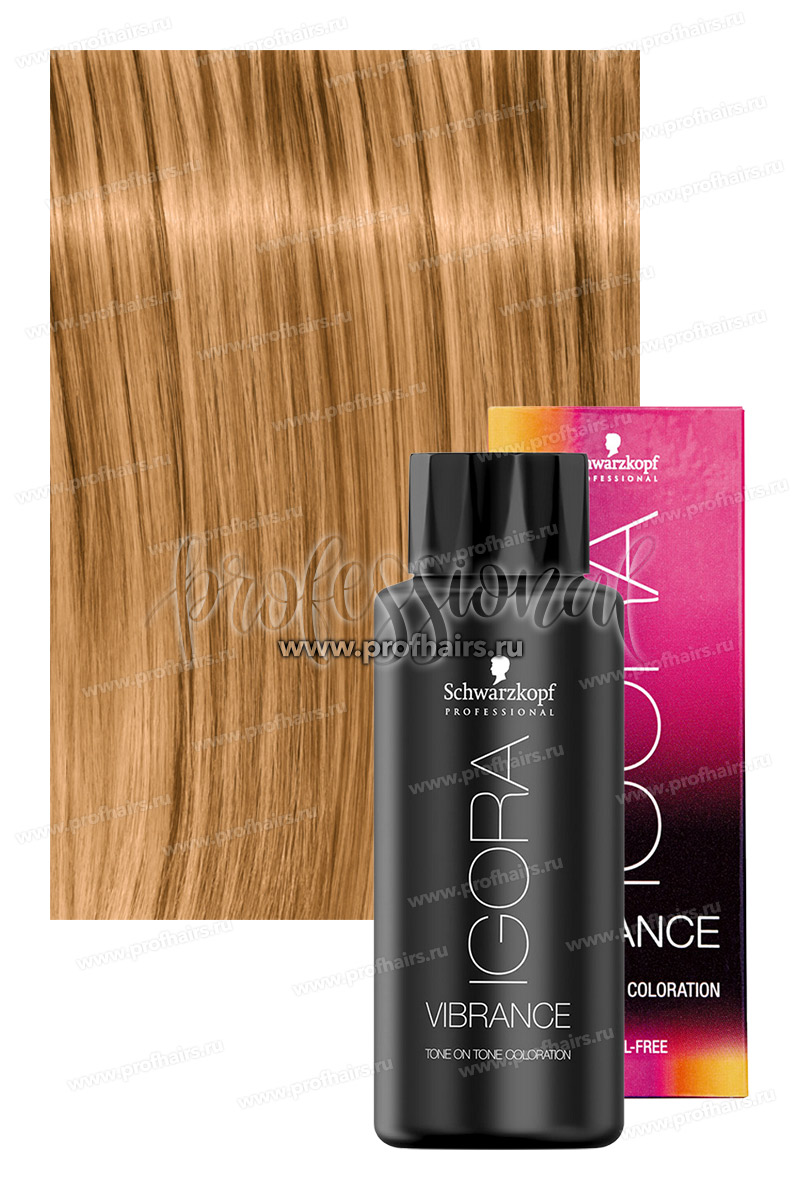 Schwarzkopf Igora Vibrance 9-57 Блондин золотисто-медный Безаммиачный краситель тон-в-тон 60 мл.