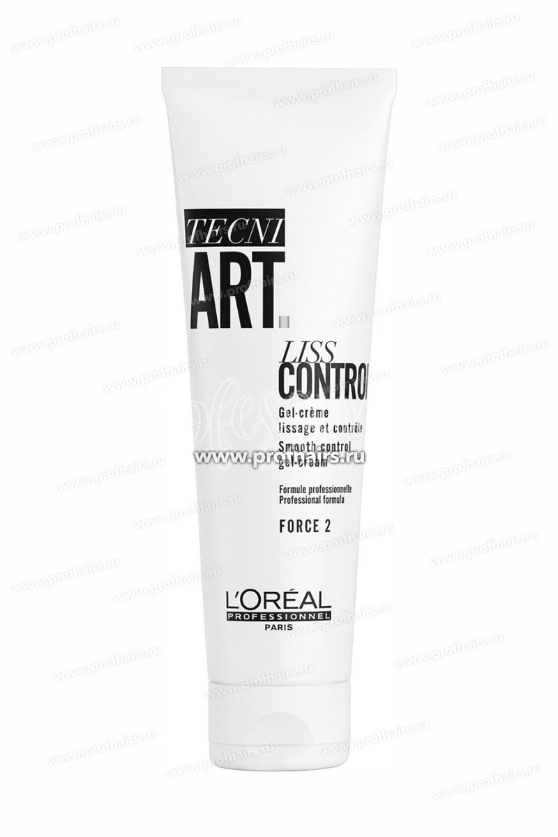 L'Oreal Tecni.Art Liss Control  Гель-крем для гладкости волос 150 мл.