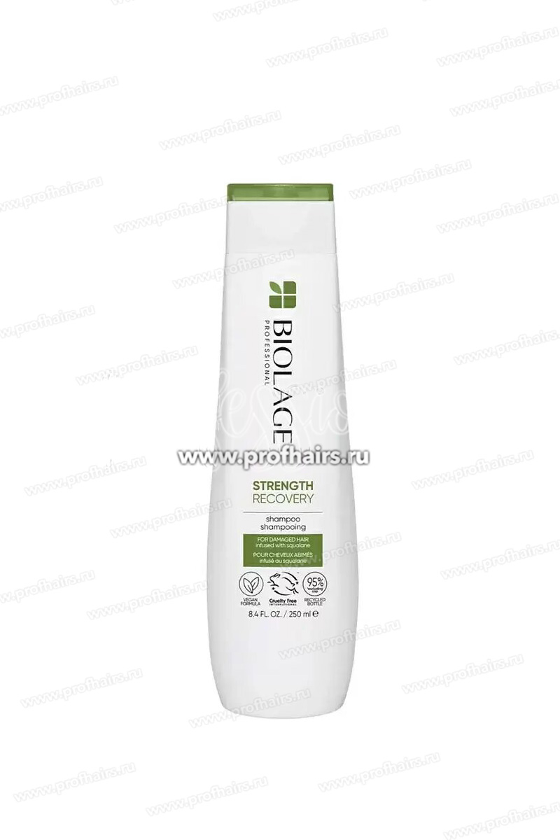 Biolage Strength Recovery Шампунь восстанавливающий для поврежденных волос со скваланом 250 мл.