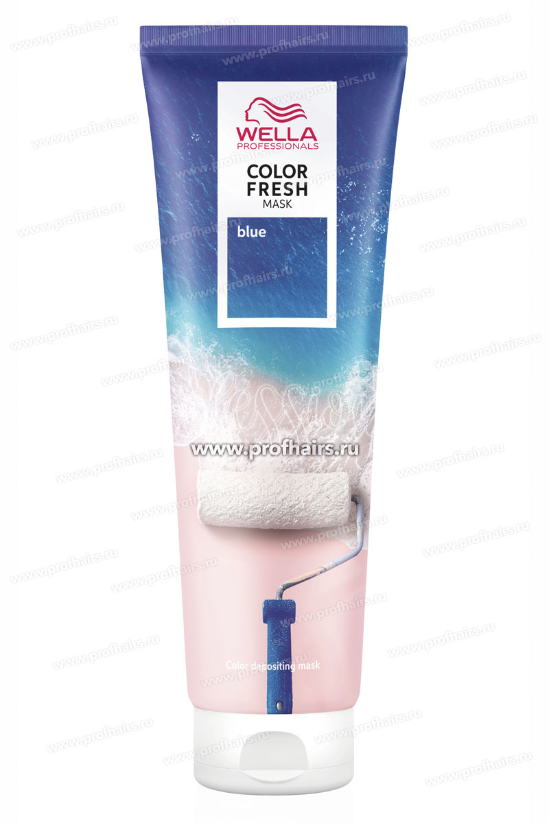 Wella Color Fresh Blue Синий Оттеночная кремовая маска 150 мл.