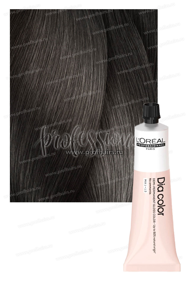 L'Oreal Dia Color Краситель-блеск демиперманентный 6.1 Темный блондин пепельный 60 мл.