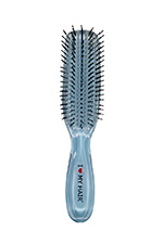 Ginko Aqua brush Русалочка 1801 Щетка для расчесывания волос и очищения кожи головы Синяя прозрачная Размер М