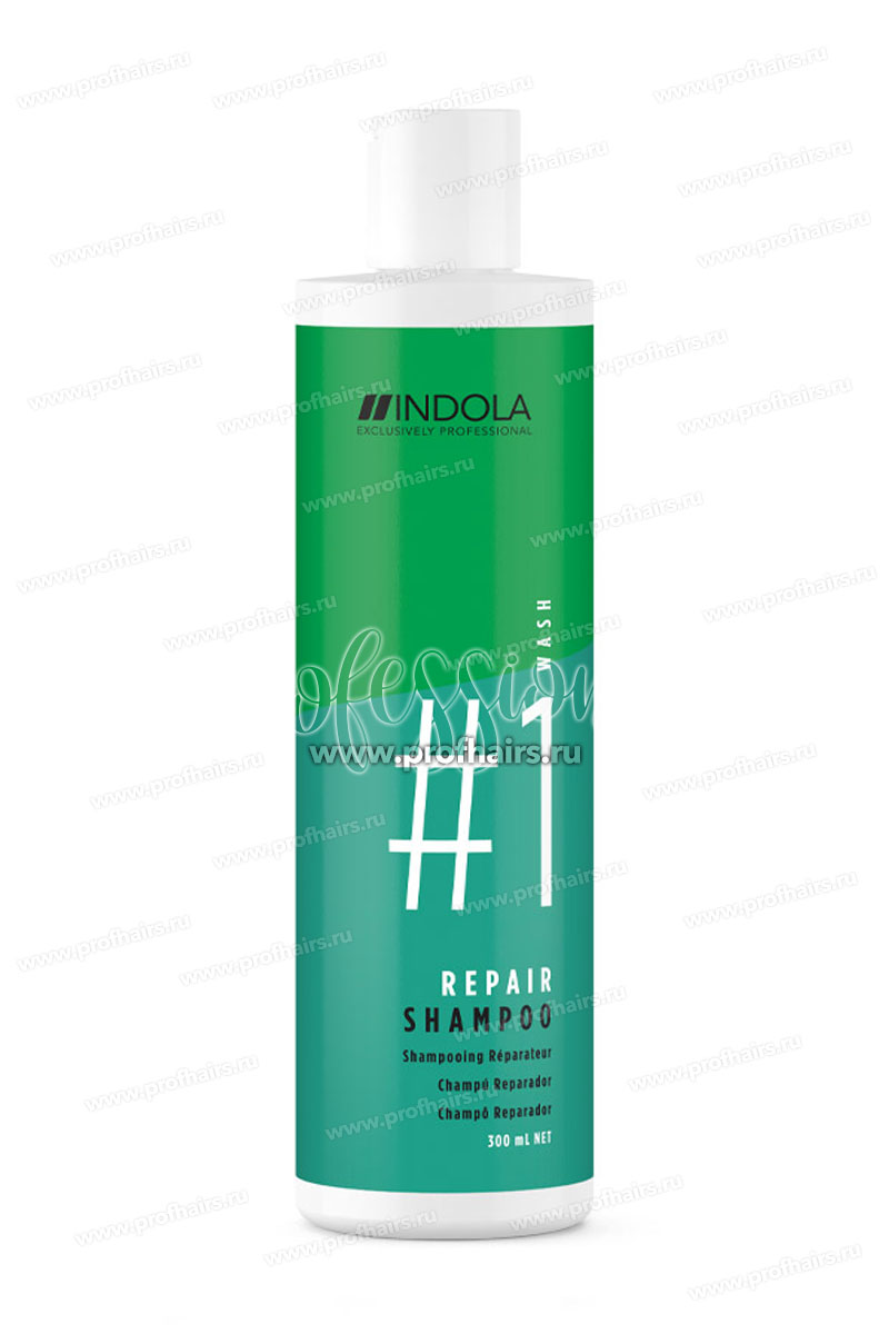 Indola Repair Shampoo Восстанавливающий шампунь для волос 300 мл.