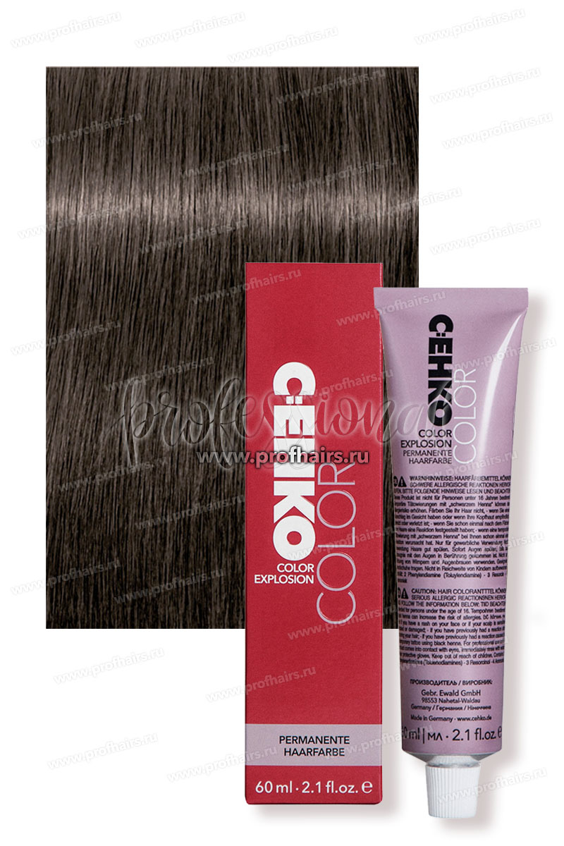 C:EHKO Color Explosion 5/2 Светло-пепельный русый Крем-краска для волос 60 мл.
