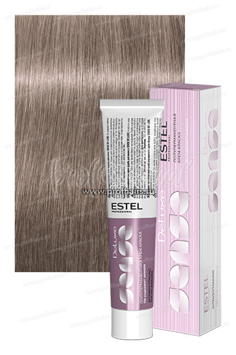 Estel Sense DeLuxe 9/16 Блондин пепельно-фиолетовый Полуперманентная крем-краска 60 мл.